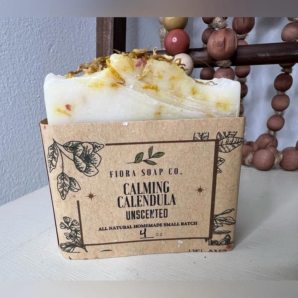 Brand New-Fiora Soap Co-Calming Calendula Homemade Soap